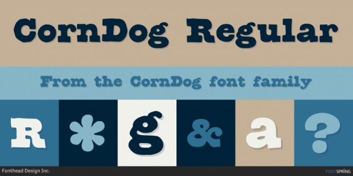CornDog font preview