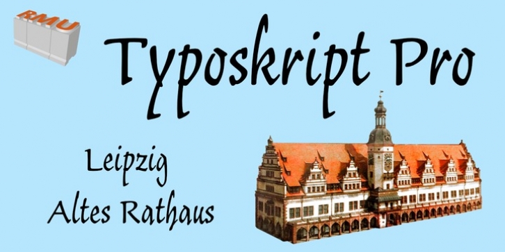 Typoskript Pro font preview