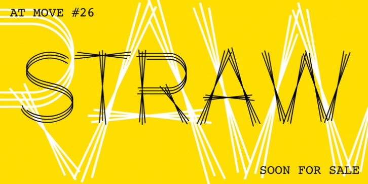 AT Move Straw font preview
