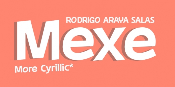 Mexe font preview