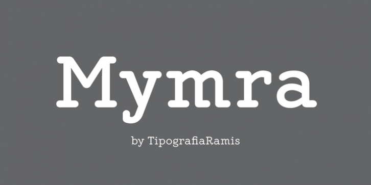 Mymra font preview