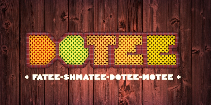 Dotee font preview
