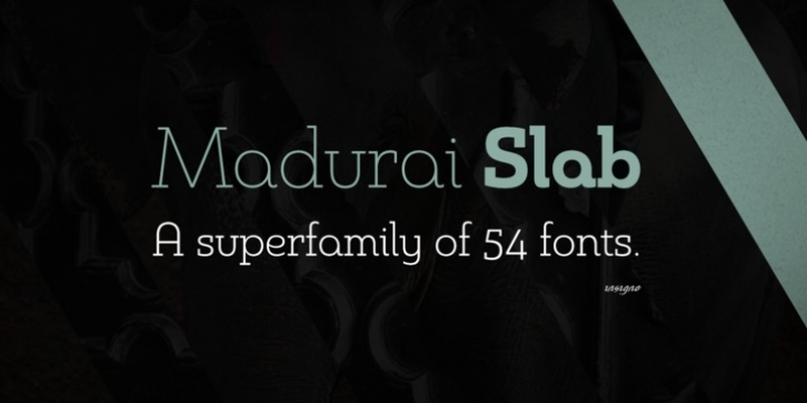 Madurai Slab font preview