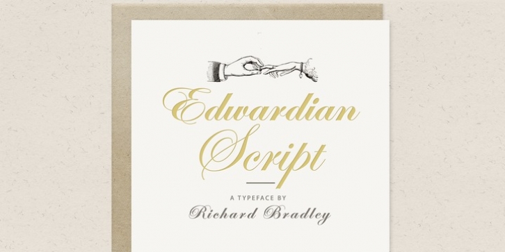 ITC Edwardian Script font preview