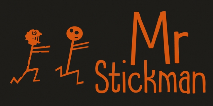 Mr Stickman font preview