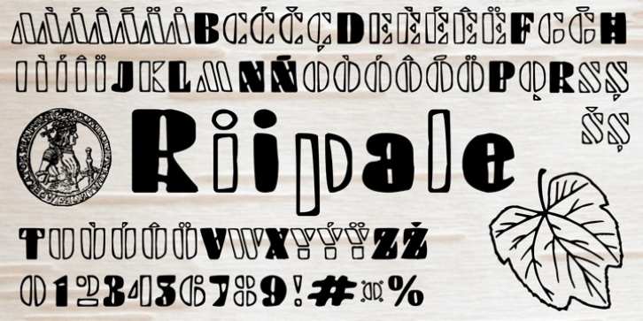 Riipale font preview