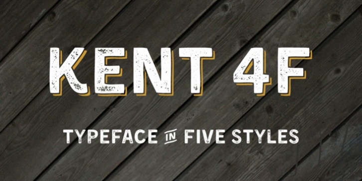 Kent 4F font preview