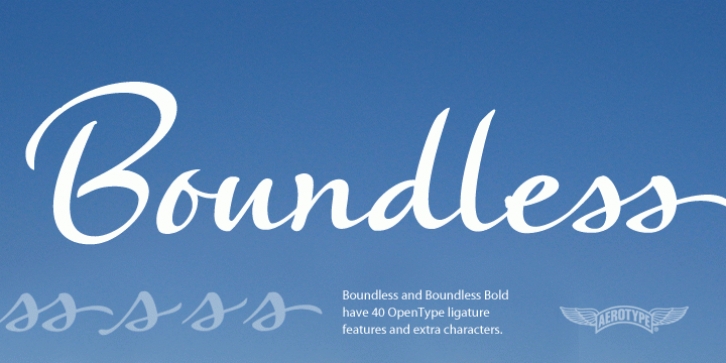 Boundless Pro font preview