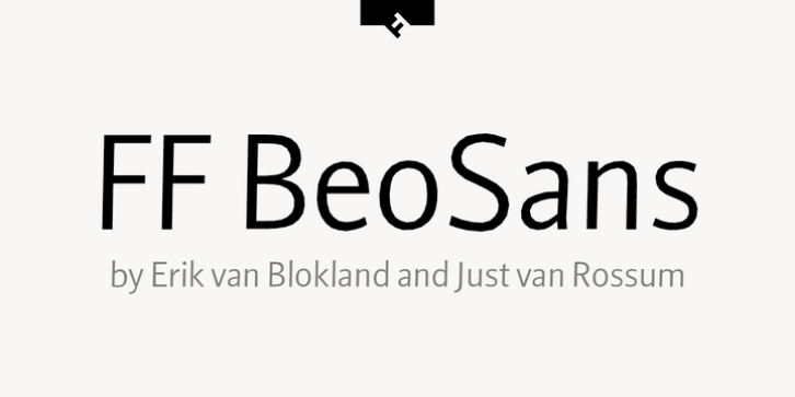 FF BeoSans font preview