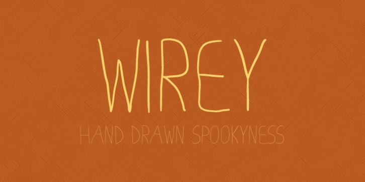 Wirey font preview