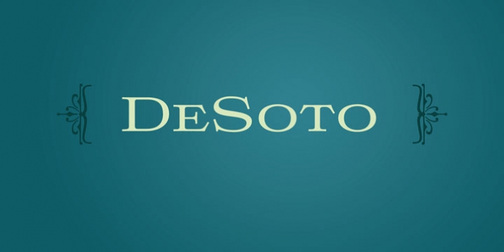 DeSoto font preview
