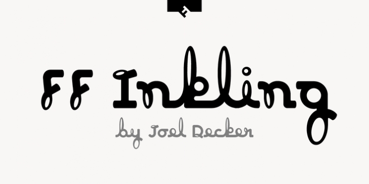 FF Inkling font preview