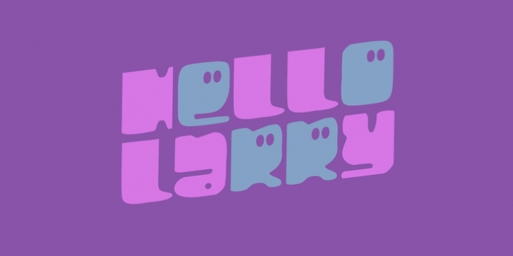 Hello Larry font preview