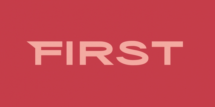 First Blind Two font preview
