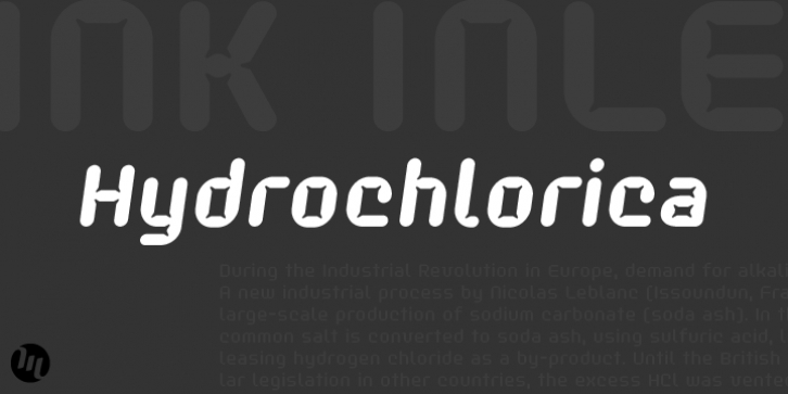 Hydrochlorica font preview