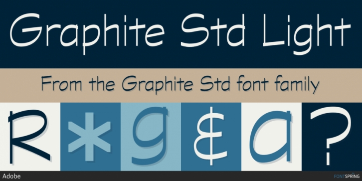 Graphite Std font preview