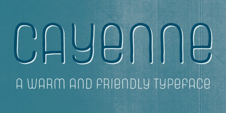 Cayenne font preview
