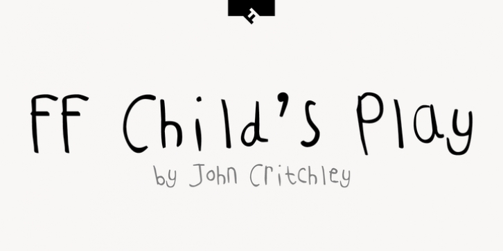 FF Child's Play font preview