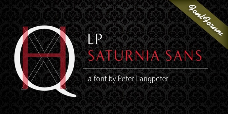 LP Saturnia font preview