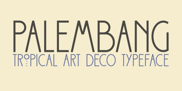 Palembang font preview