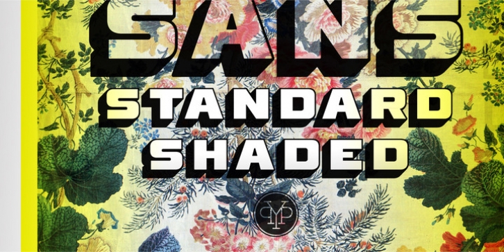 Standard Shaded Sans font preview