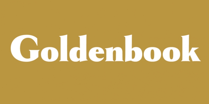 Goldenbook font preview