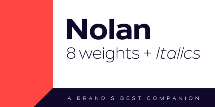Nolan font preview