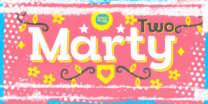 Marty Two font preview
