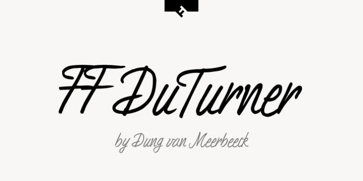 FF DuTurner font preview