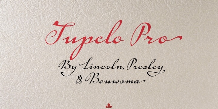 Tupelo font preview