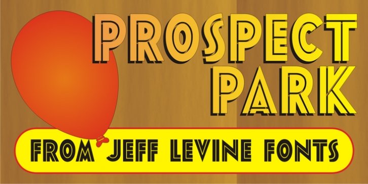 Prospect Park JNL font preview
