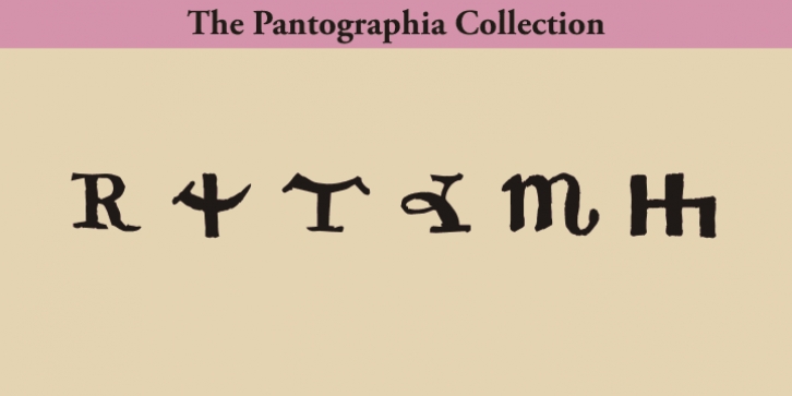 Pantographia font preview