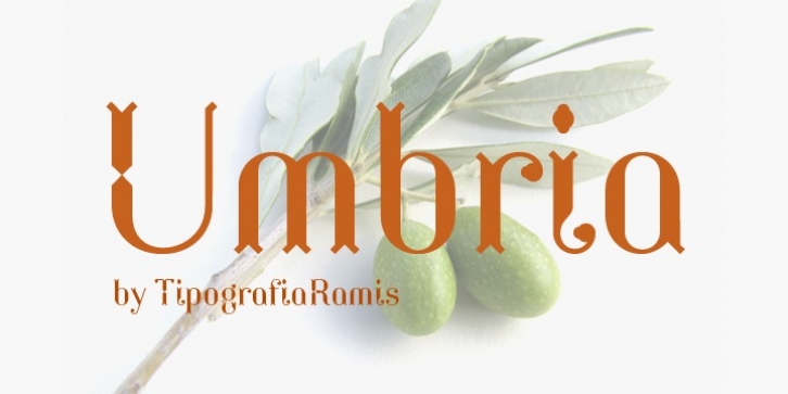 Umbria font preview