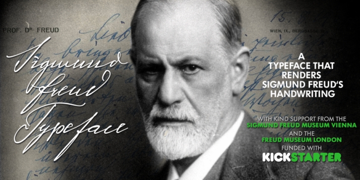 Sigmund Freud Typeface font preview