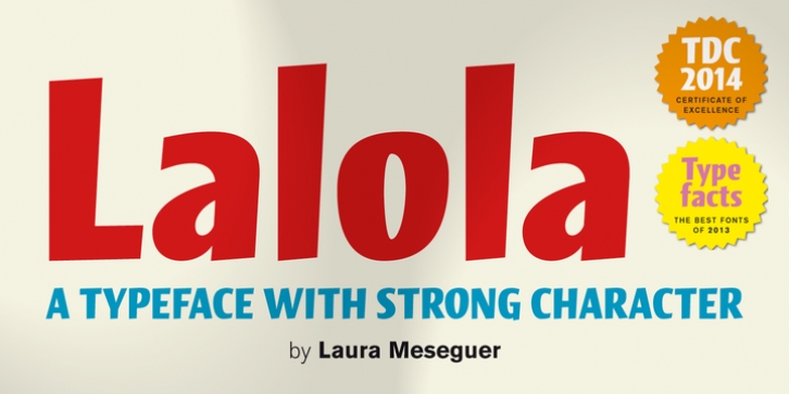 Lalola font preview