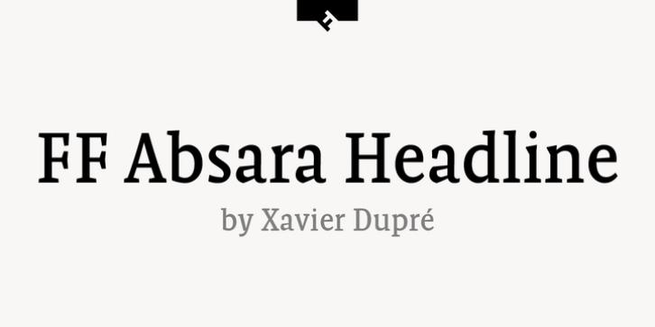 FF Absara Headline font preview