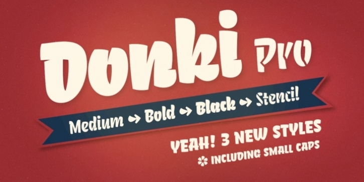 Donki Pro font preview