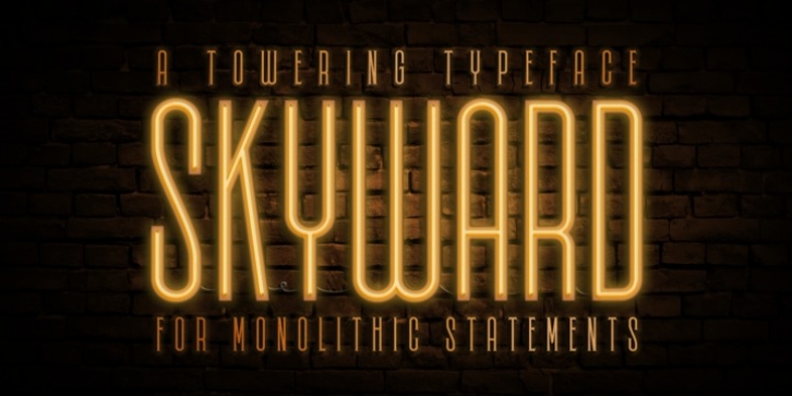 Skyward font preview
