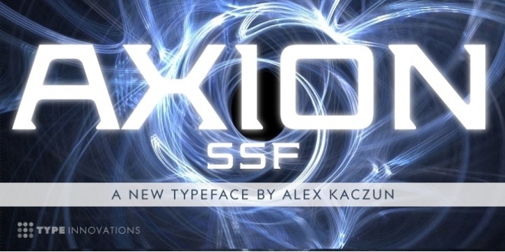 Axion SSF font preview