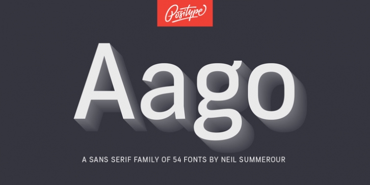 Aago font preview