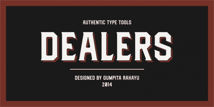 Dealers font preview