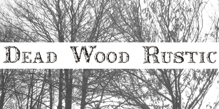 Dead Wood Rustic font preview