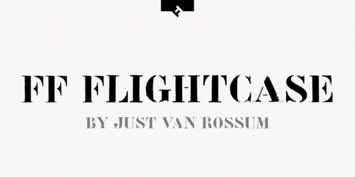 FF Flightcase font preview
