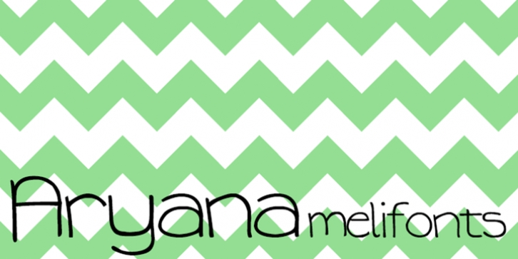 Aryana font preview