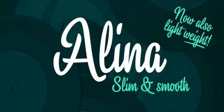 Alina font preview