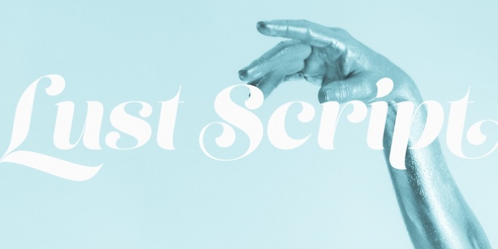 Lust Script font preview