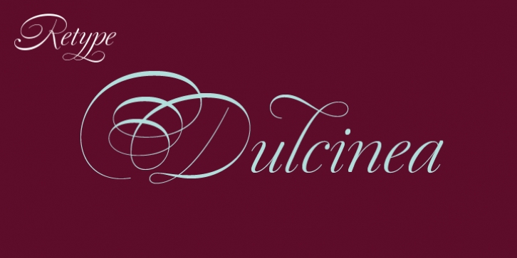 Dulcinea font preview