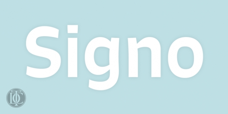 Signo font preview