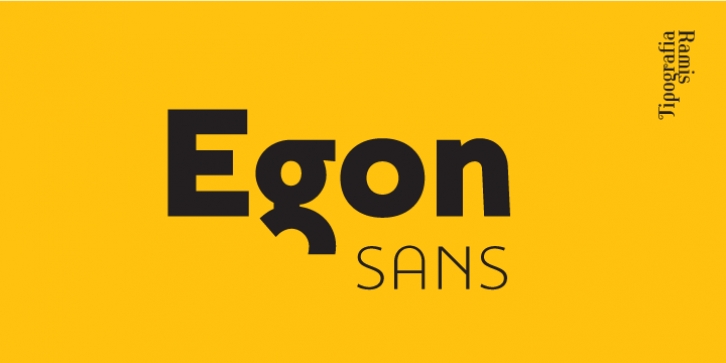 Egon Sans font preview