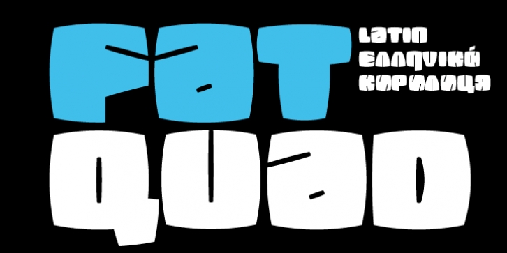 Fatquad 4F font preview